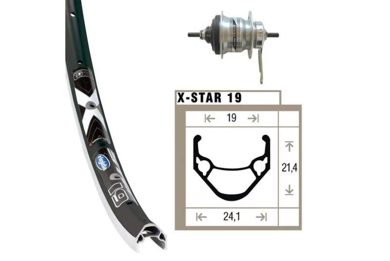 Rueda Trasera Winora X-STAR Contrapedal 2 Rueda Trasera Winora X-STAR Contrapedal - Imagen 2